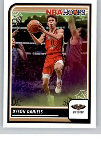 Original gloss Dyson Daniels basketball card from Panini Hoops Haunted 2023-24 series