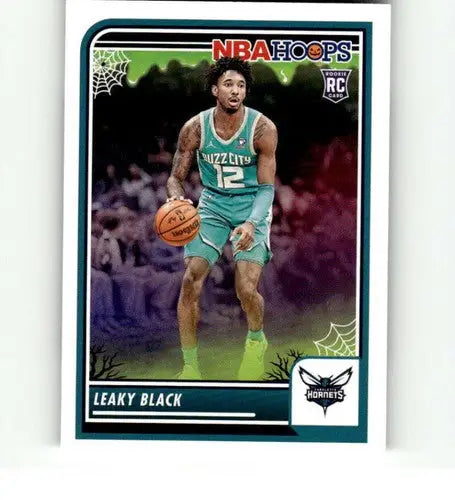 2023-24 Panini Hoops Haunted Leaky Black basketball card Hornets NM-MT