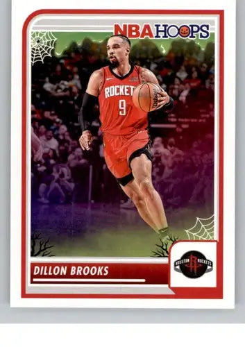 2023-24 Panini Hoops Haunted Dillon Brooks basketball card with original gloss NM-MT
