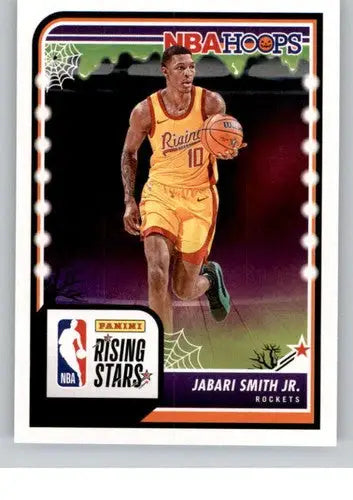 Original gloss Panini Hoops Haunted basketball card featuring Jabari Smith Jr. Rockets 2023