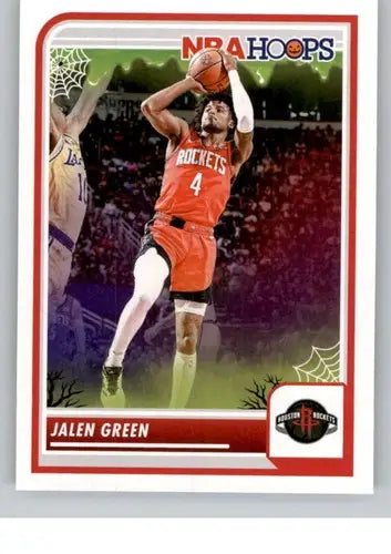 2023-24 Panini Hoops Haunted #5 Jalen Green NM-MT Rockets ID:74892 - Basketball Card Single