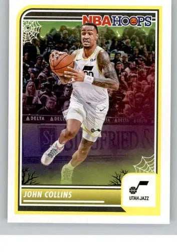 Original gloss Panini Hoops Haunted basketball trading card featuring John Collins of Utah Jazz
