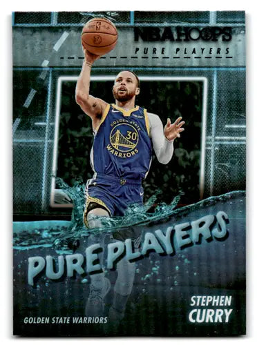 Original gloss Stephen Curry basketball card from Panini Hoops Pure Players collection