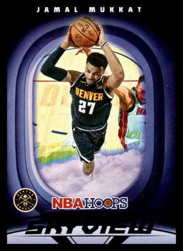 Jamal Murray basketball card from Panini Hoops Skyview 2023-24 series for Nuggets