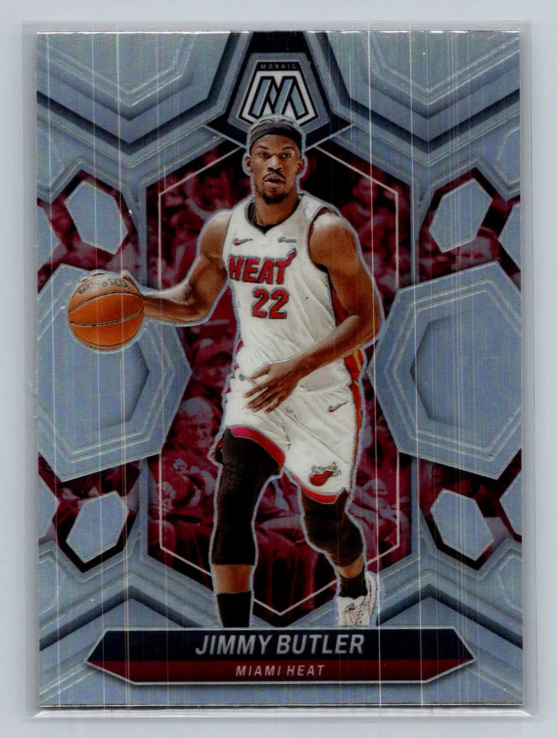 2023-24 Panini Mosaic #121 Jimmy Butler Silver Miami Heat - Basketball Card Single