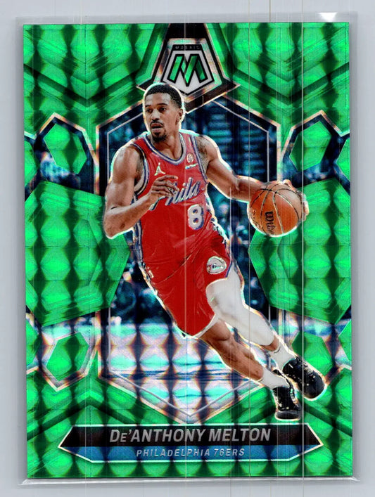 2023-24 Panini Mosaic #129 De’Anthony Melton Teal #/75 Philadelphia 76ers - Basketball Card Single