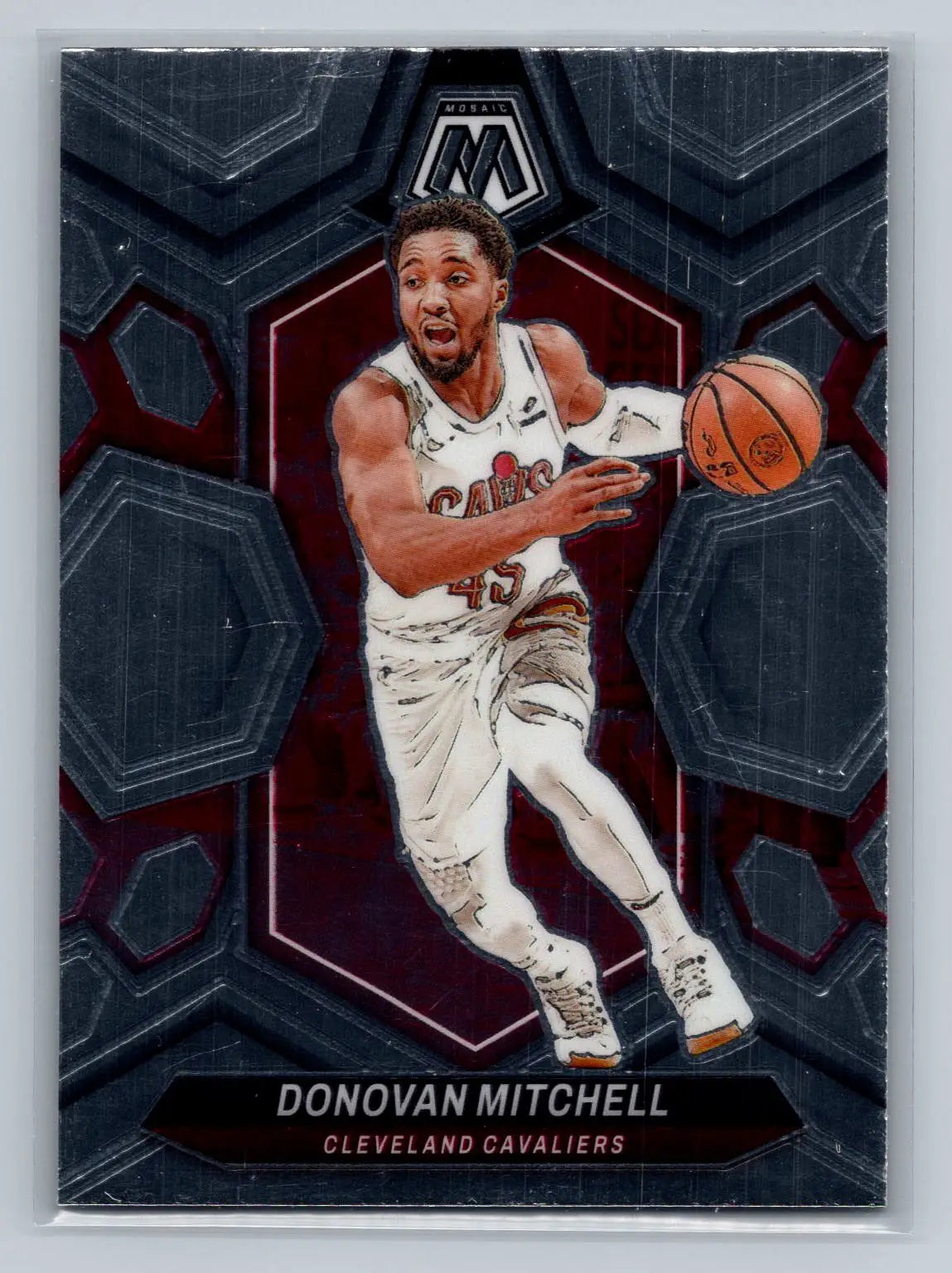 2023-24 Panini Mosaic #143 Donovan Mitchell Cleveland Cavaliers - Basketball Card Single