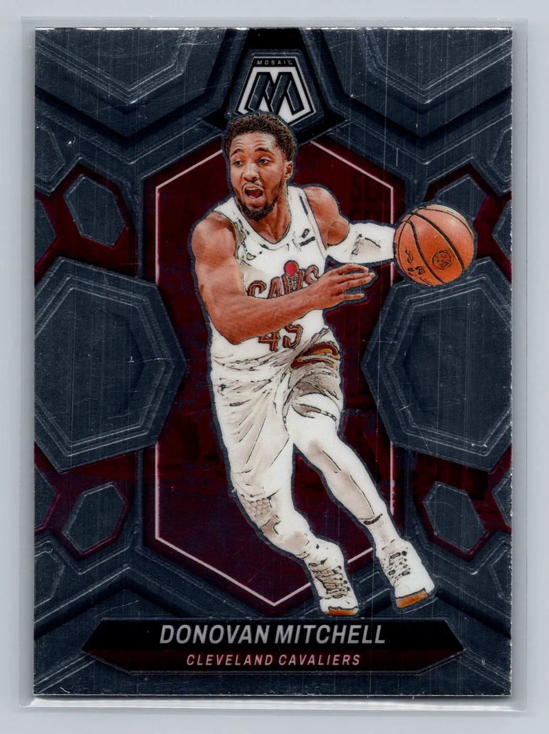2023-24 Panini Mosaic #143 Donovan Mitchell Cleveland Cavaliers - Basketball Card Single