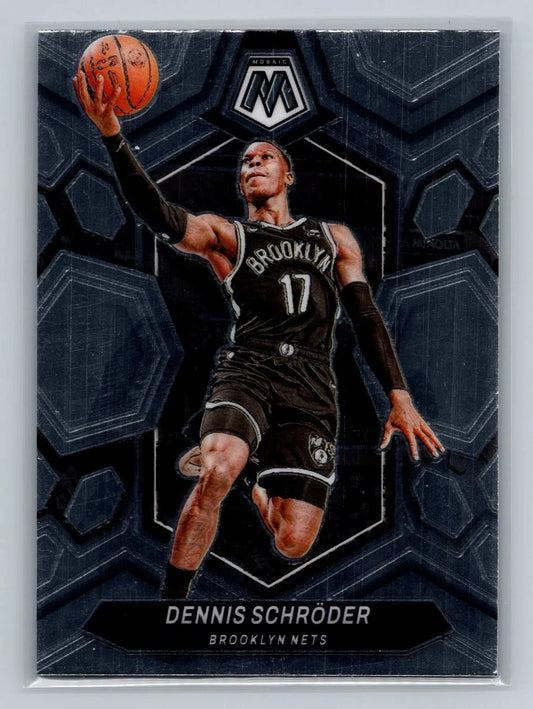 2023-24 Panini Mosaic #148 Dennis Schroder Brooklyn Nets - Basketball Card Single