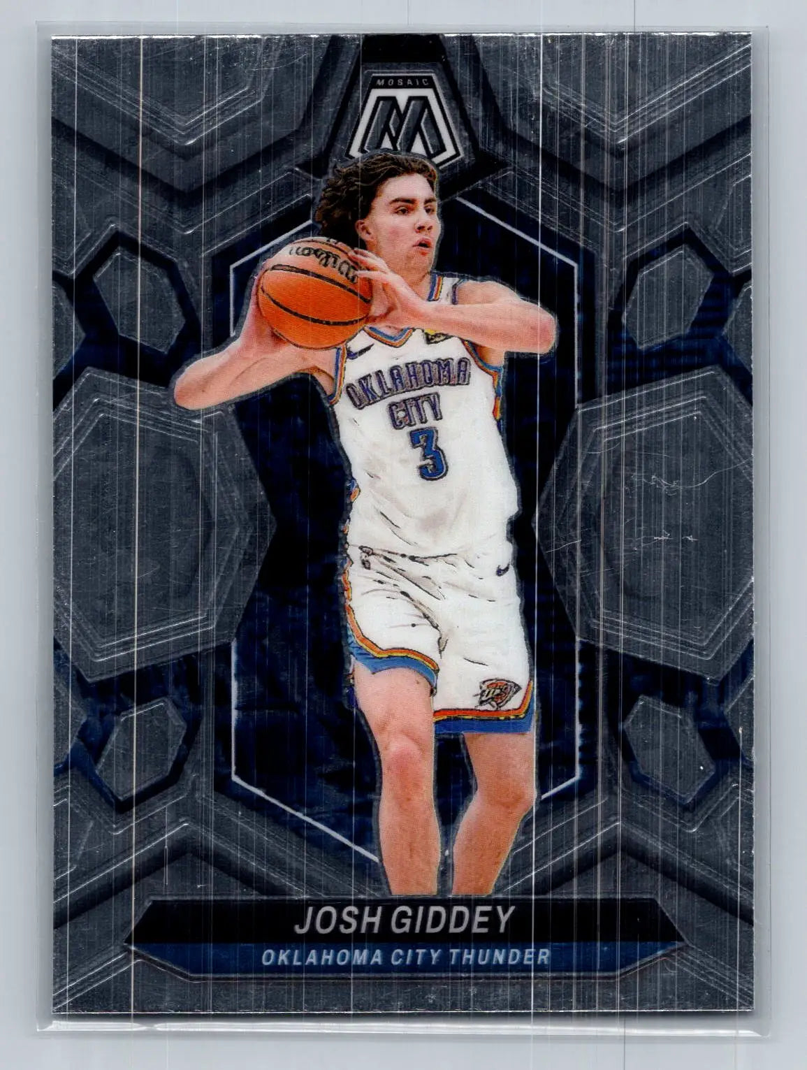 2023-24 Panini Mosaic #150 Josh Giddey Oklahoma City Thunder - Basketball Card Single