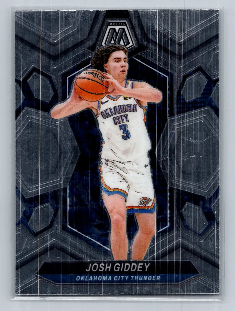 2023-24 Panini Mosaic #150 Josh Giddey Oklahoma City Thunder - Basketball Card Single