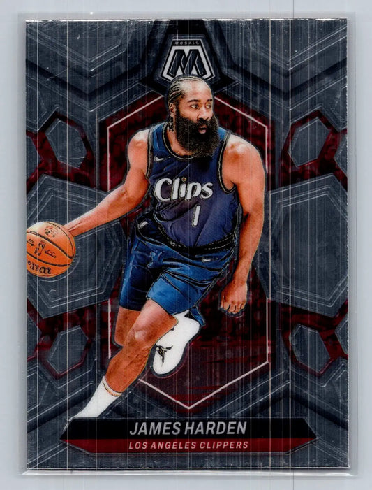 2023-24 Panini Mosaic #152 James Harden Los Angeles Clippers - Basketball Card Single