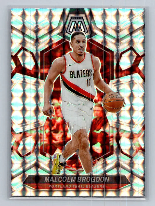 2023-24 Panini Mosaic #190 Malcolm Brogdon Mosaic Portland Trail Blazers - Basketball Card Single