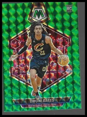 2023-24 Panini Mosaic #219 Emoni Bates Green