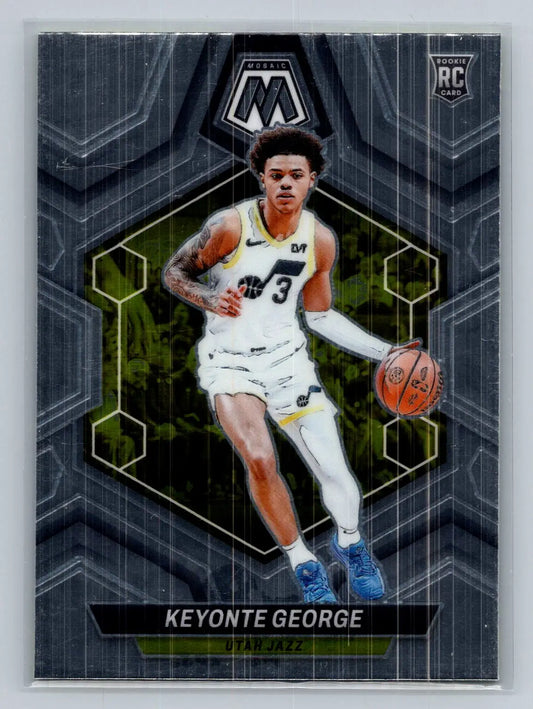 2023-24 Panini Mosaic #222 Keyonte George Utah Jazz Rookie - Basketball Card Single