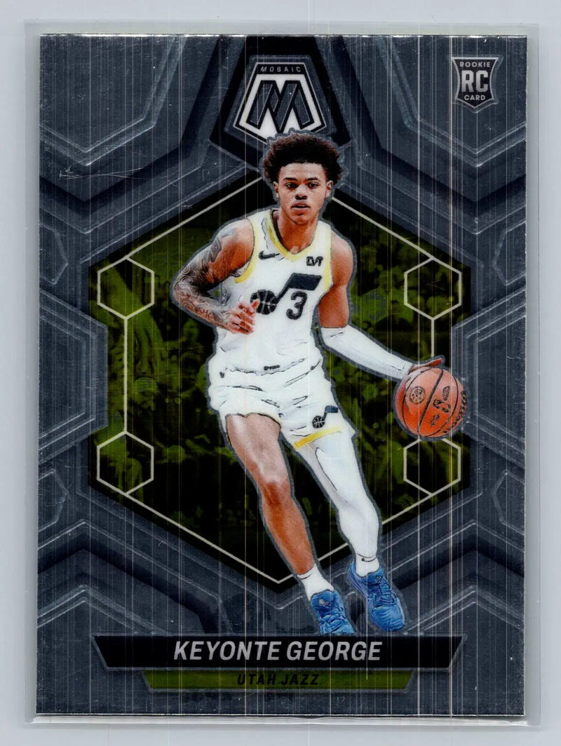2023-24 Panini Mosaic #222 Keyonte George Utah Jazz Rookie - Basketball Card Single