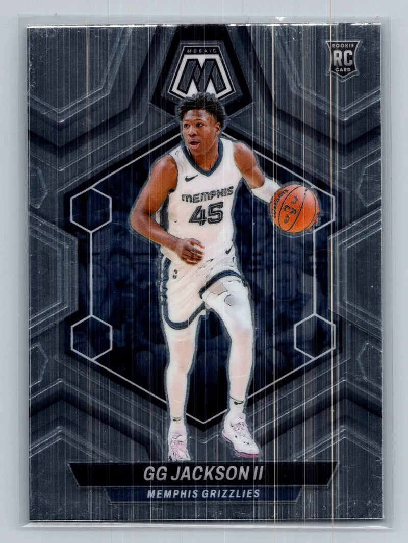 2023-24 Panini Mosaic #228 GG Jackson II Memphis Grizzlies Rookie - Basketball Card Single