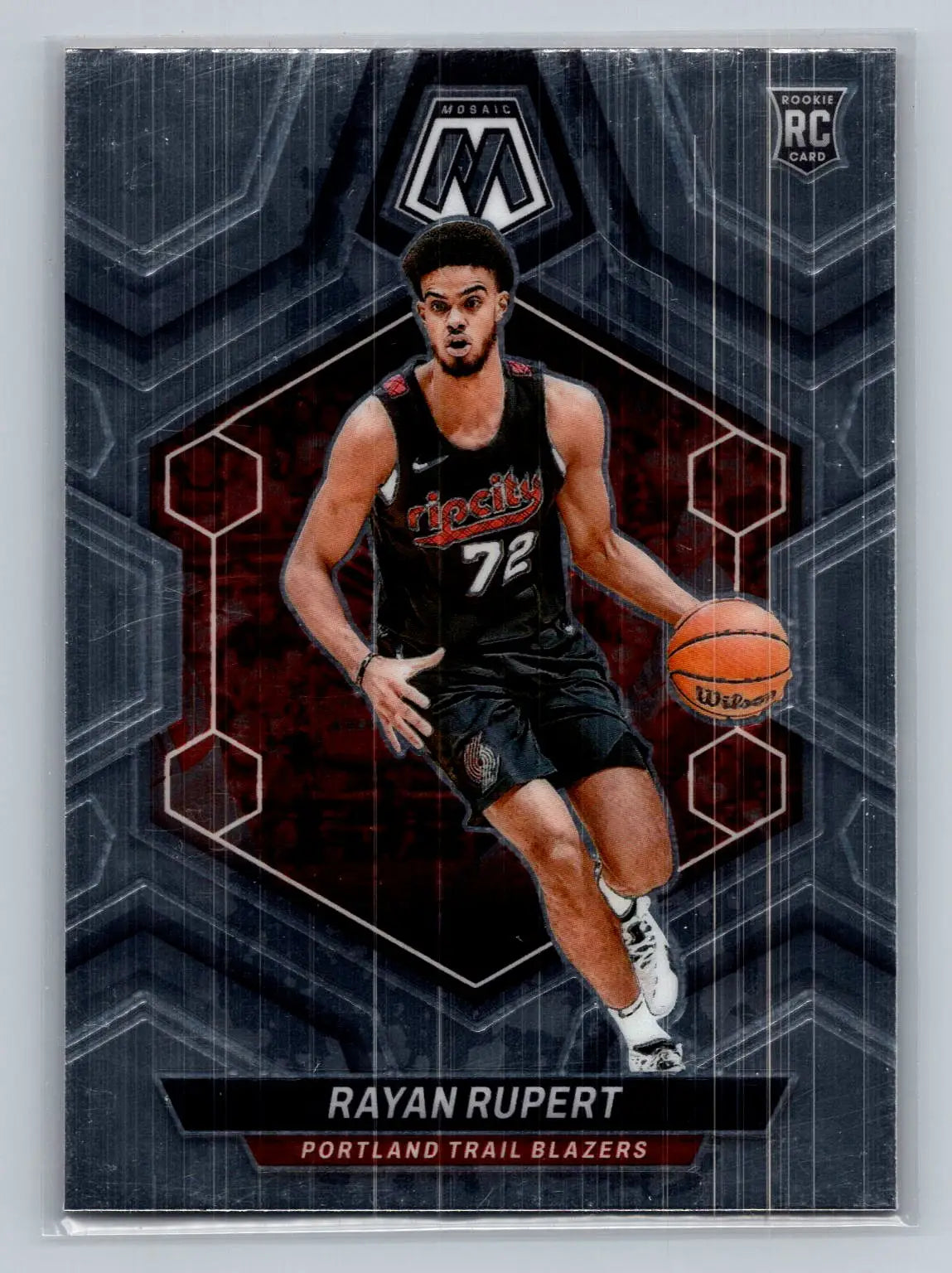 2023-24 Panini Mosaic #232 Rayan Rupert Portland Trail Blazers Rookie - Basketball Card Single