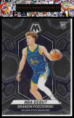 2023-24 Panini Mosaic #266 Brandin Podziemski