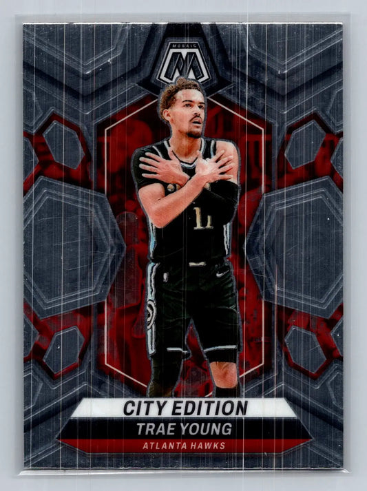 2023-24 Panini Mosaic #274 Trae Young City Edition Atlanta Hawks - Basketball Card Single