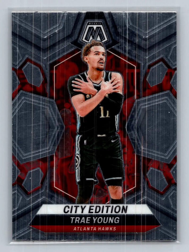 2023-24 Panini Mosaic #274 Trae Young City Edition Atlanta Hawks - Basketball Card Single