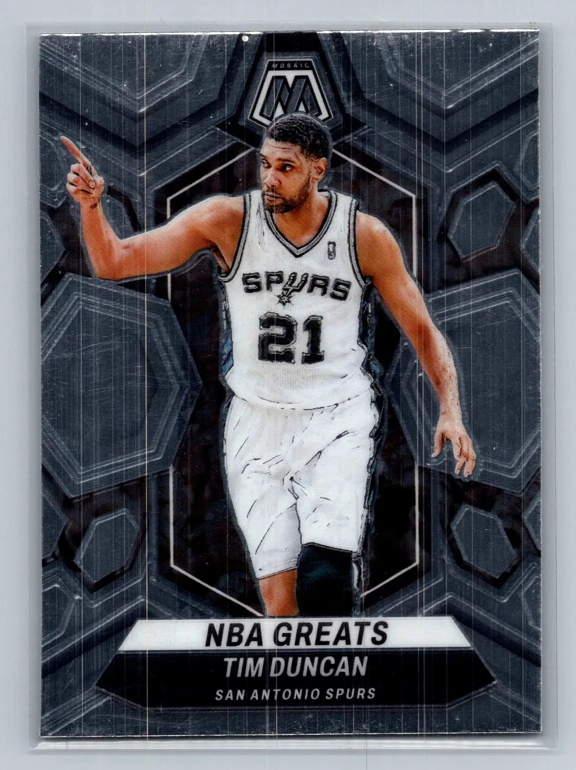 2023-24 Panini Mosaic #291 Tim Duncan San Antonio Spurs - Basketball Card Single