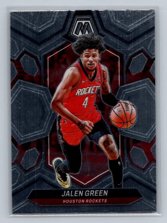 2023-24 Panini Mosaic #51 Jalen Green Houston Rockets - Basketball Card Single