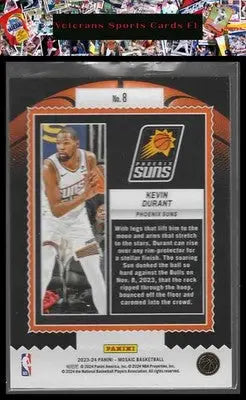 2023-24 Panini Mosaic #8 Kevin Durant Jam Masters
