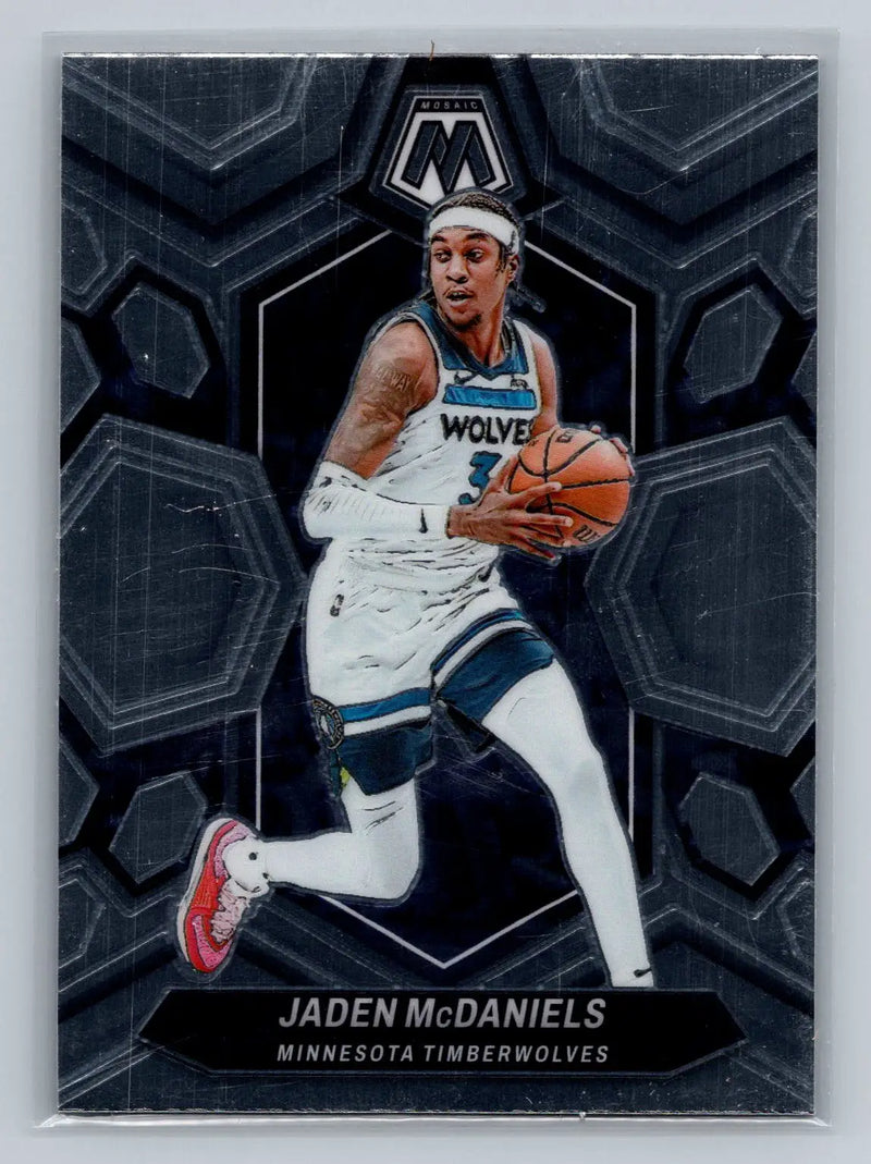 2023-24 Panini Mosaic #87 Jaden McDaniels Minnesota Timberwolves - Basketball Card Single