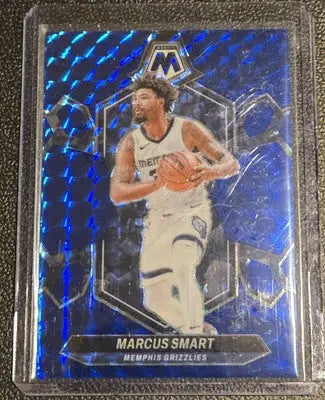 2023-24 Panini Mosaic #90 Marcus Smart Blue #/199 - Basketball Card Single