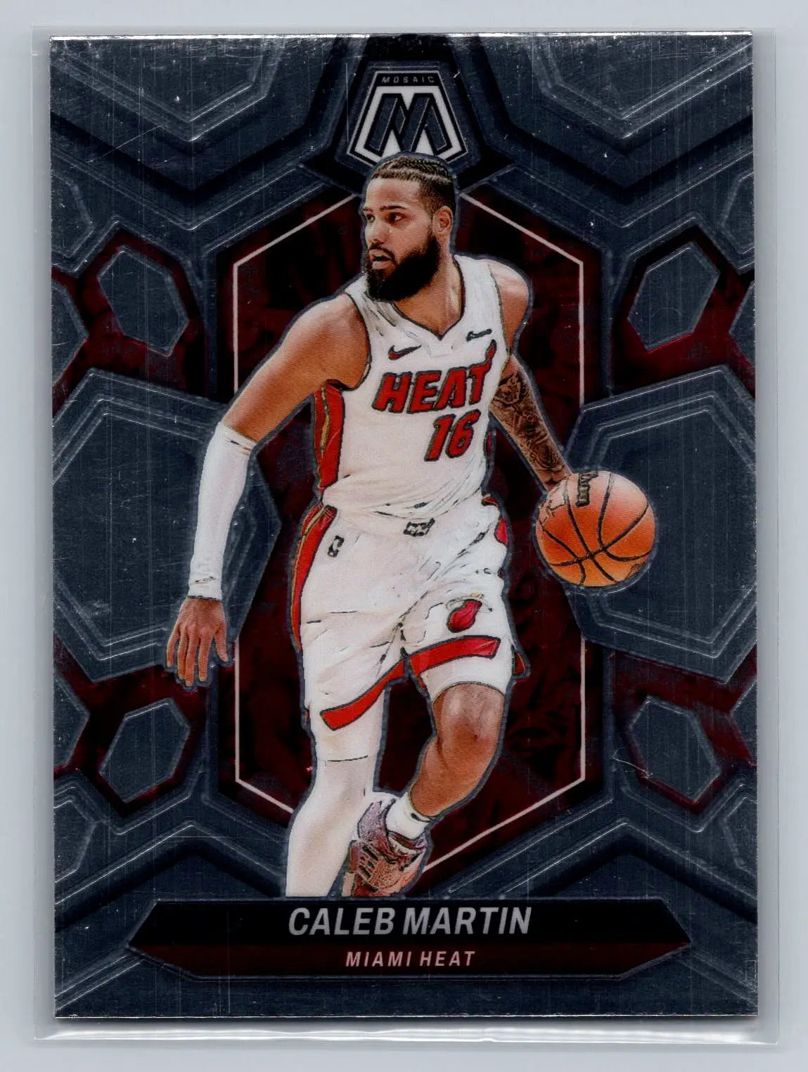 2023-24 Panini Mosaic #95 Caleb Martin Miami Heat - Basketball Card Single