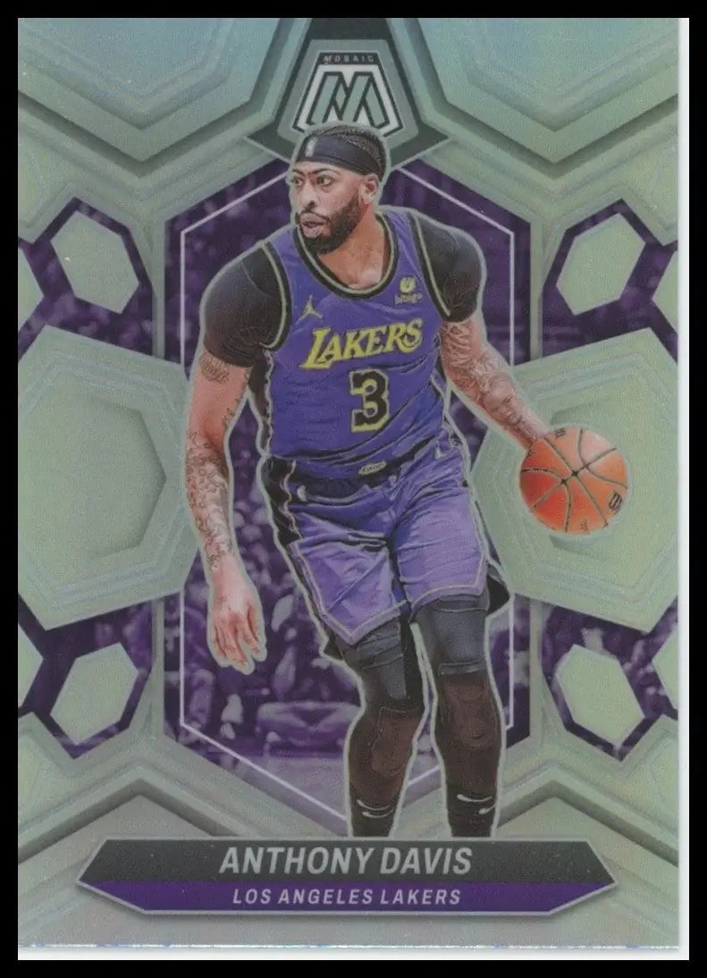 2023-24 Panini Mosaic - Anthony Davis #73 Silver Prizm