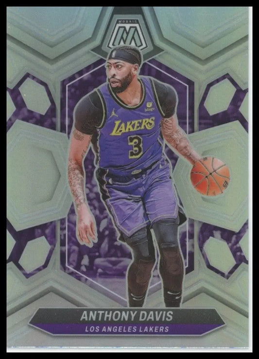 2023-24 Panini Mosaic - Anthony Davis #73 Silver Prizm