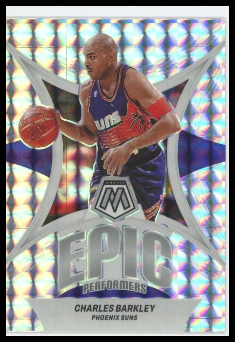 2023-24 Panini Mosaic - Epic Performers Charles Barkley #11 Mosaic Prizm