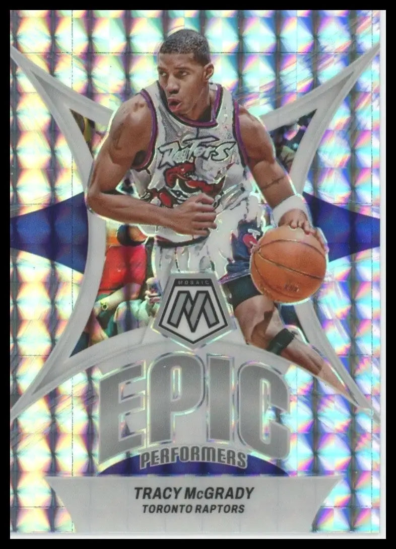 2023-24 Panini Mosaic - Epic Performers Tracy McGrady #7 Mosaic Prizm