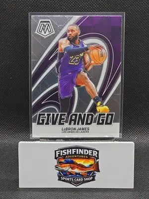 2023-24 Panini Mosaic - Give and Go LeBron James #3 - Basketball Card Single