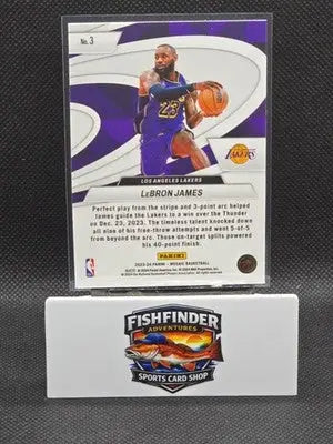 2023-24 Panini Mosaic - Give and Go LeBron James #3 - Basketball Card Single