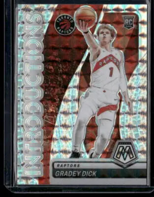 2023-24 Panini Mosaic Gradey Dick #6 Silver Mosaic RC Basketball - Basketball Card Single