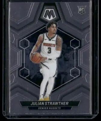 2023-24 Panini Mosaic Julian Strawther #214 RC Basketball - Basketball Card Single
