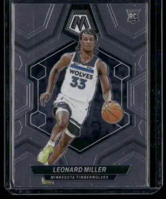 2023-24 Panini Mosaic Leonard Miller #213 RC Basketball - Basketball Card Single