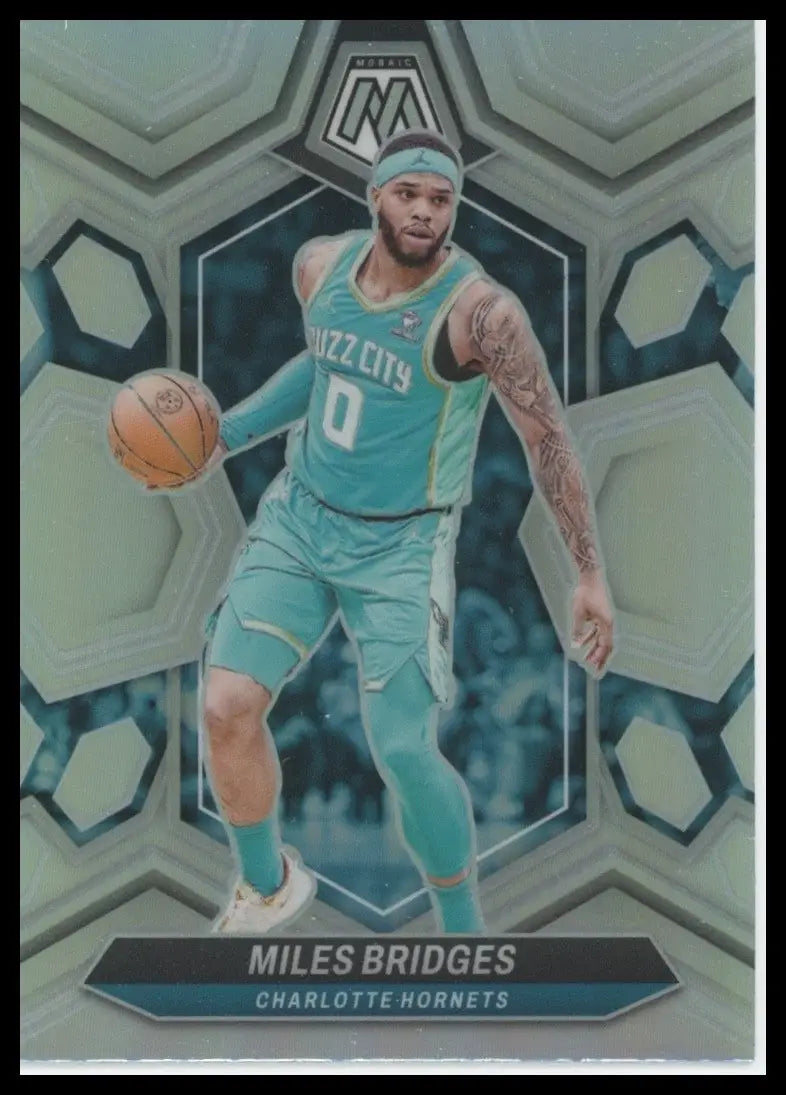 2023-24 Panini Mosaic - Miles Bridges #108 Silver Prizm