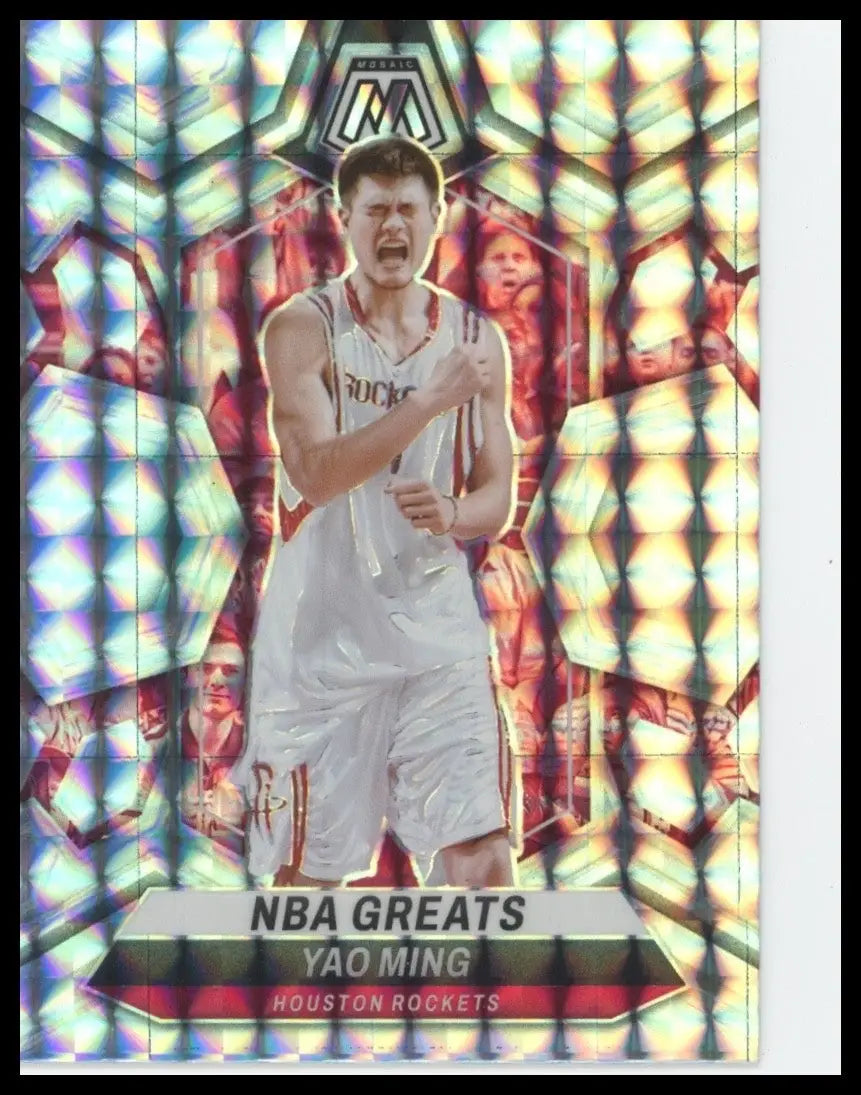 2023-24 Panini Mosaic - NBA Greats Yao Ming #294 Mosaic Prizm