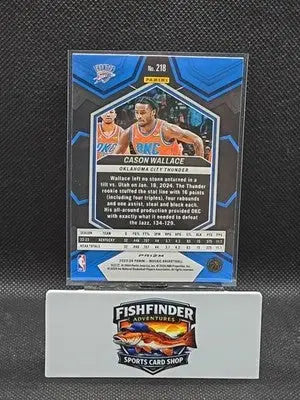 2023-24 Panini Mosaic - Rookies Cason Wallace #218 Reactive Blue Mosaic Prizm... - Basketball Card Single