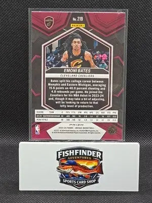 2023-24 Panini Mosaic - Rookies Emoni Bates #219 Reactive Blue Mosaic Prizm (RC) - Basketball Card Single