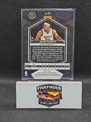 2023-24 Panini Mosaic - Rookies Jalen Pickett #237 Green Mosaic Prizm (RC) - Basketball Card Single