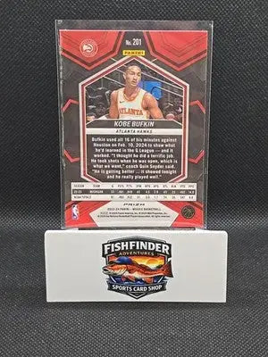 2023-24 Panini Mosaic - Rookies Kobe Bufkin #201 Reactive Blue Mosaic Prizm (RC) - Basketball Card Single