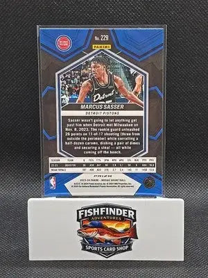 2023-24 Panini Mosaic - Rookies Marcus Sasser #229 Reactive Blue Mosaic Prizm... - Basketball Card Single