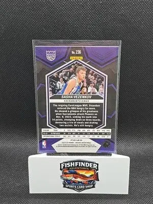 2023-24 Panini Mosaic - Rookies Sasha Vezenkov #236 Green Mosaic Prizm (RC)
