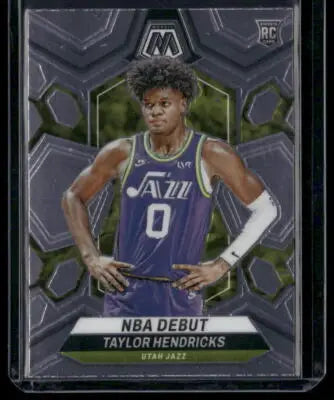 2023-24 Panini Mosaic Taylor Hendricks #No. 261 NBA Debut RC Basketball - Basketball Card Single