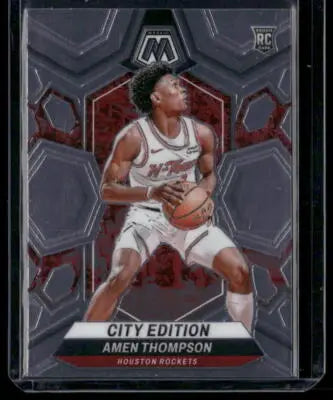 2023-24 Panini Mosiac Basketball Amen Thompson #No. 281 City Edition RC - Basketball Card Single